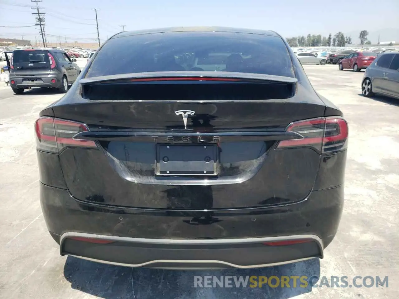 6 fotografías del automóvil dañado 7SAXCAE53NF359967 TESLA MODEL X 2022