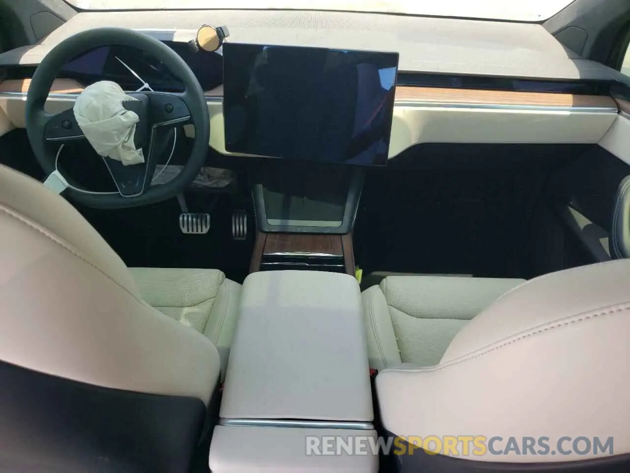 8 fotografías del automóvil dañado 7SAXCAE53NF359967 TESLA MODEL X 2022