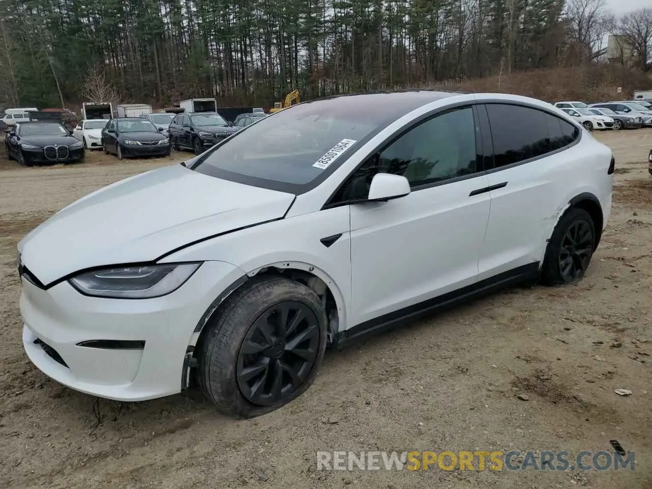 1 fotografías del automóvil dañado 7SAXCAE54NF354888 TESLA MODEL X 2022