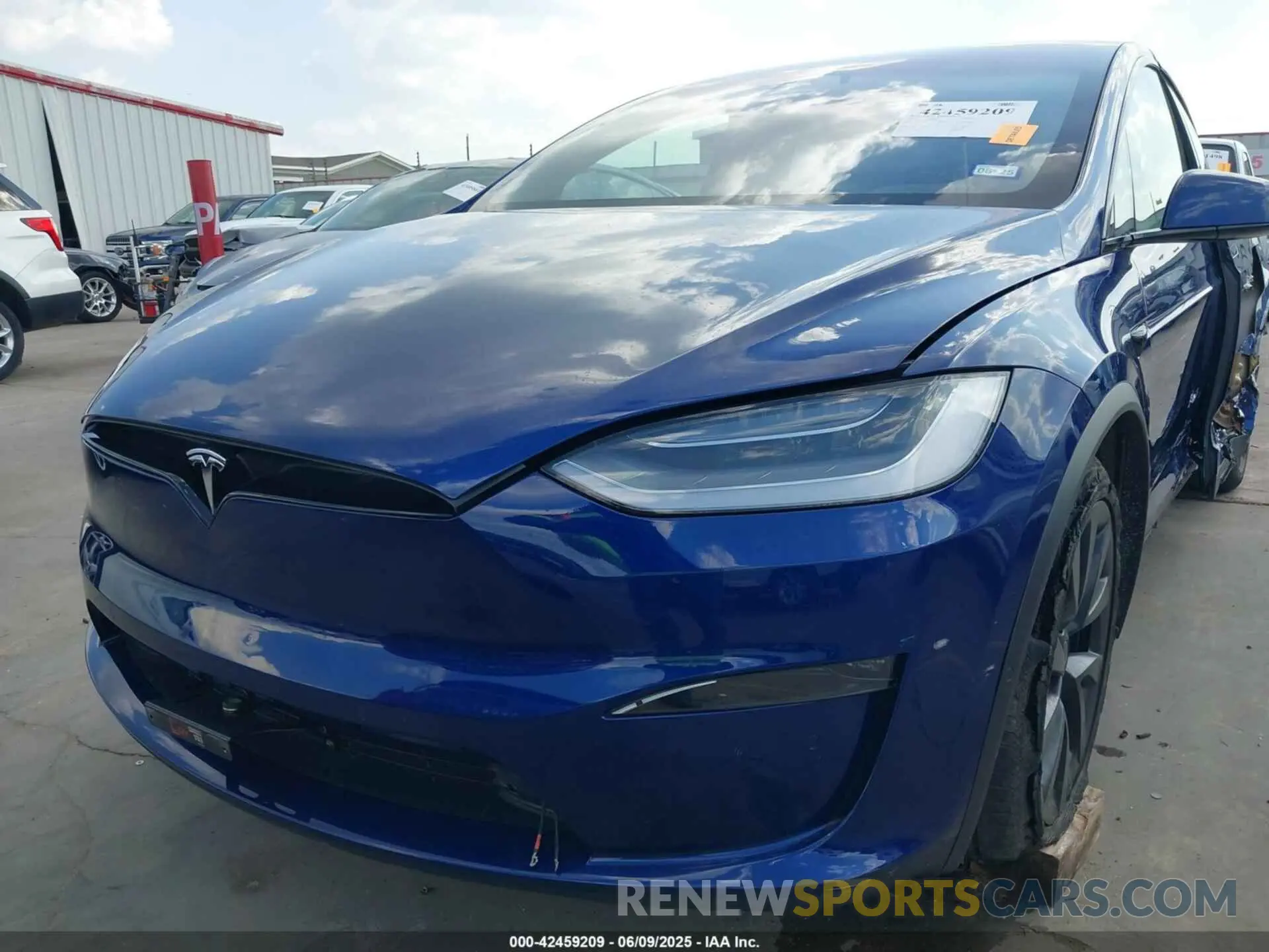 20 fotografías del automóvil dañado 7SAXCAE54NF359105 TESLA MODEL X 2022
