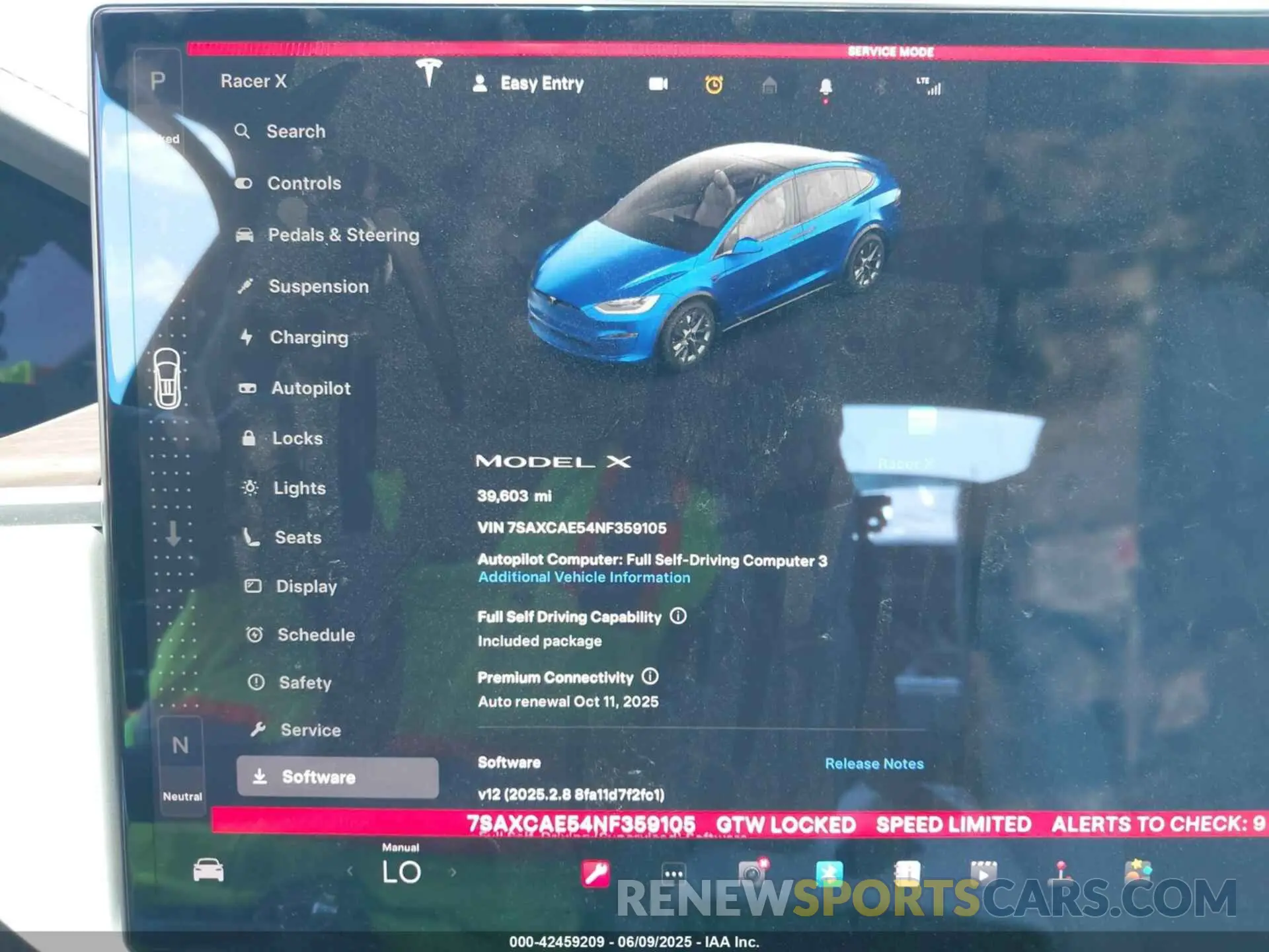 7 fotografías del automóvil dañado 7SAXCAE54NF359105 TESLA MODEL X 2022