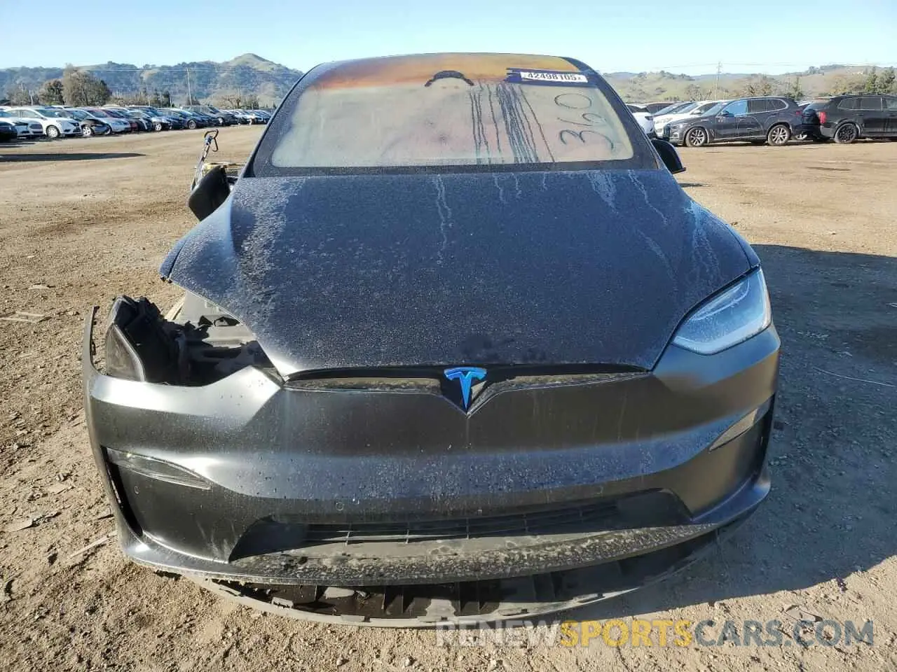 5 fotografías del automóvil dañado 7SAXCAE54NF359461 TESLA MODEL X 2022