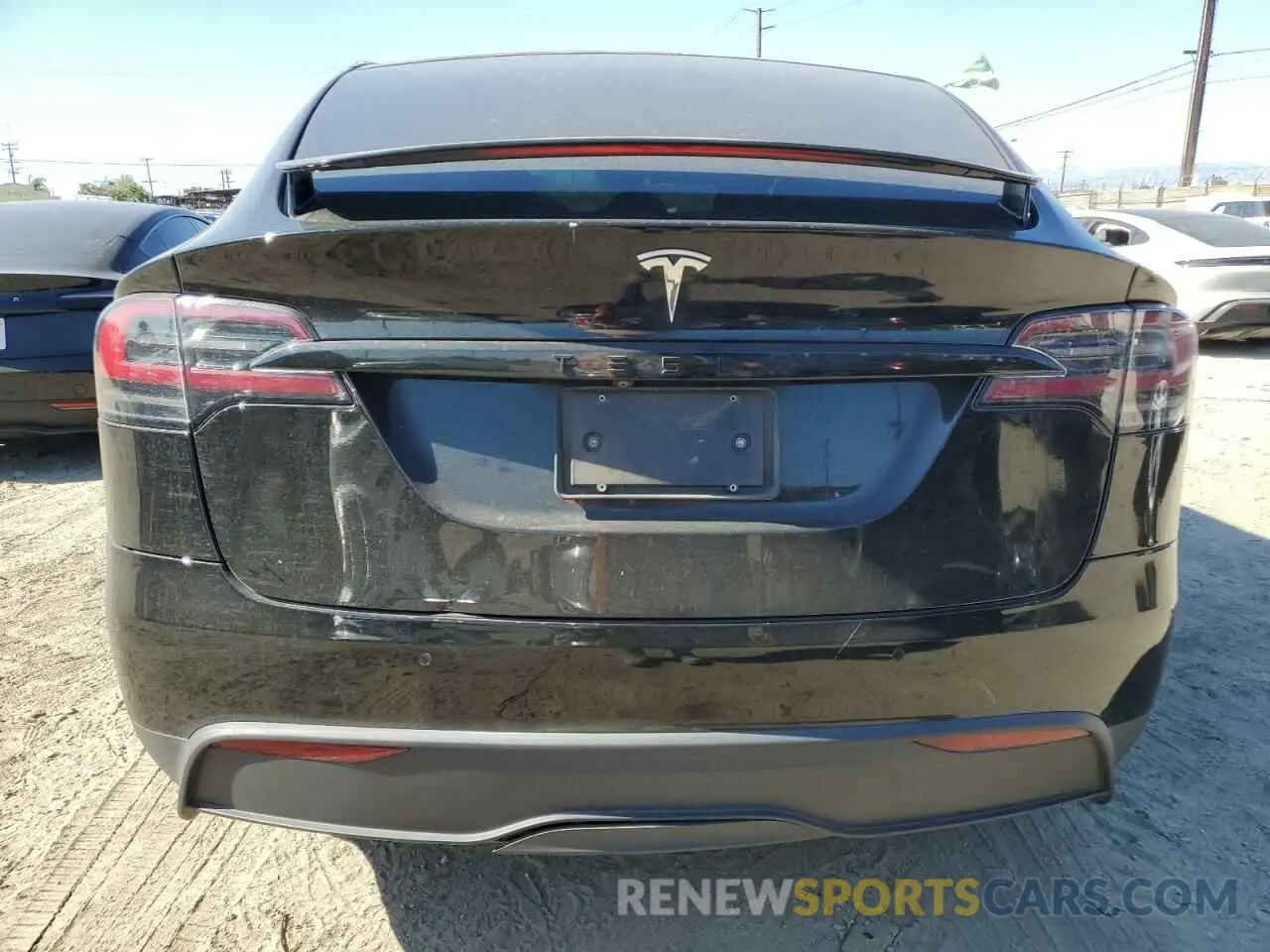 6 fotografías del automóvil dañado 7SAXCAE54NF361954 TESLA MODEL X 2022
