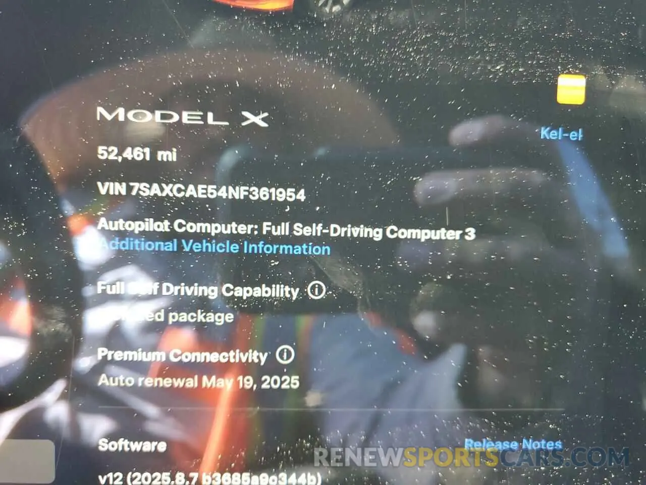 9 fotografías del automóvil dañado 7SAXCAE54NF361954 TESLA MODEL X 2022