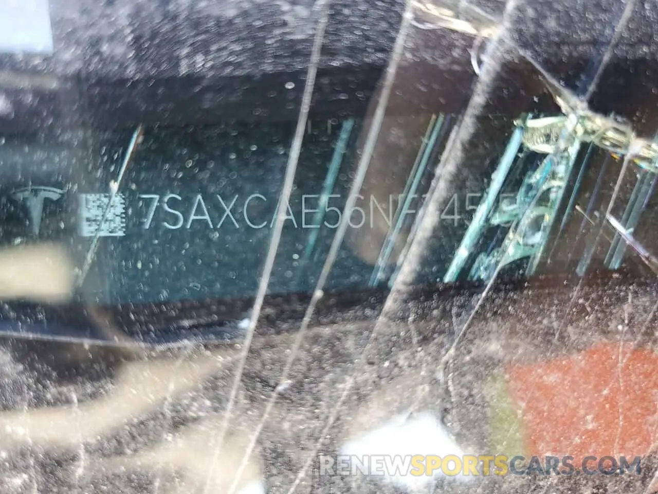 12 fotografías del automóvil dañado 7SAXCAE56NF345156 TESLA MODEL X 2022