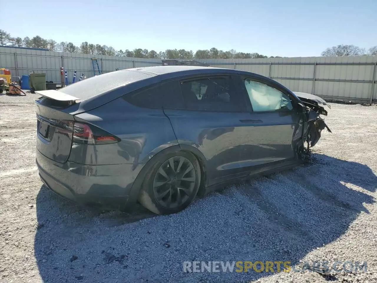 3 fotografías del automóvil dañado 7SAXCAE56NF345156 TESLA MODEL X 2022