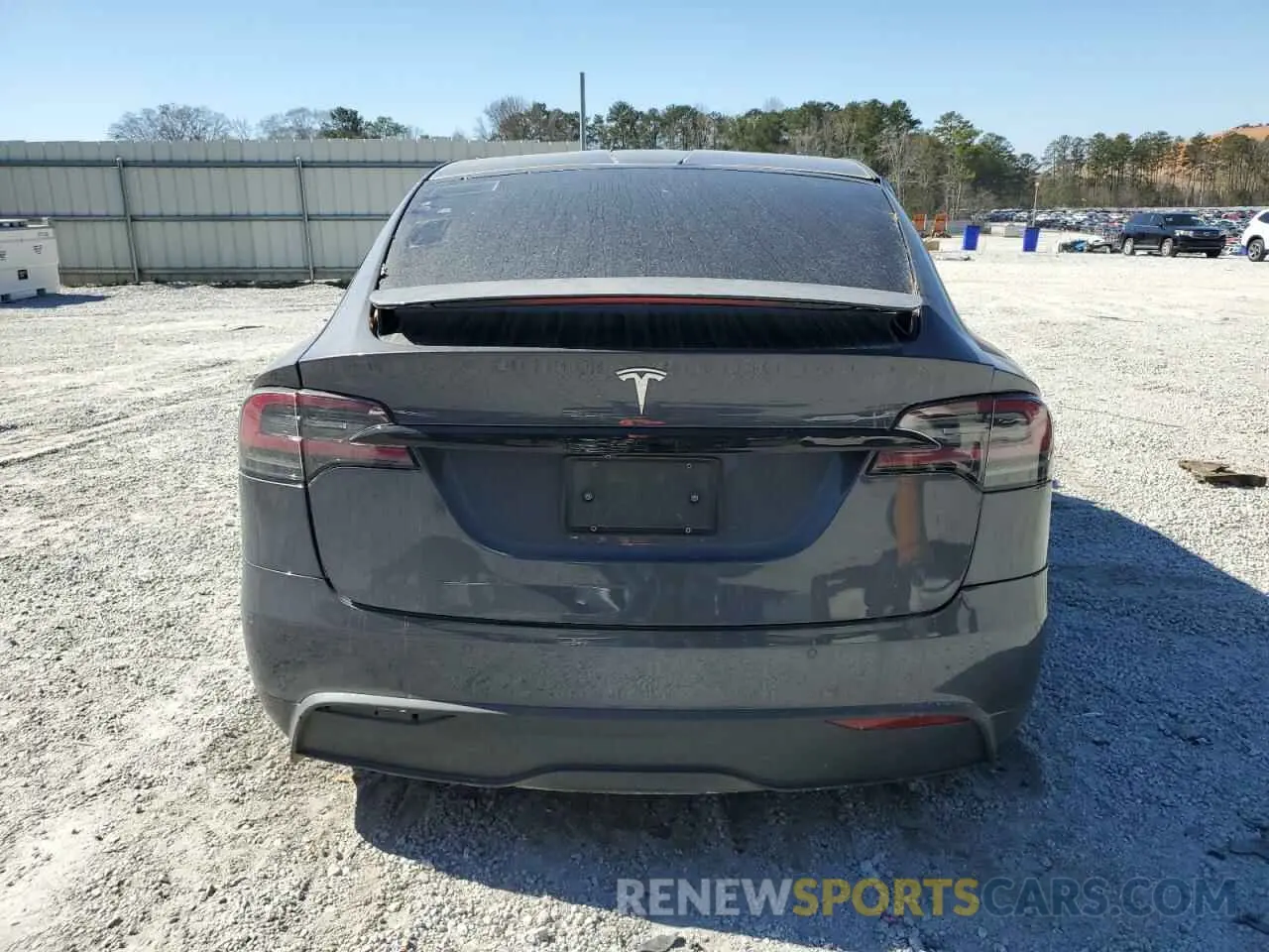 6 fotografías del automóvil dañado 7SAXCAE56NF345156 TESLA MODEL X 2022