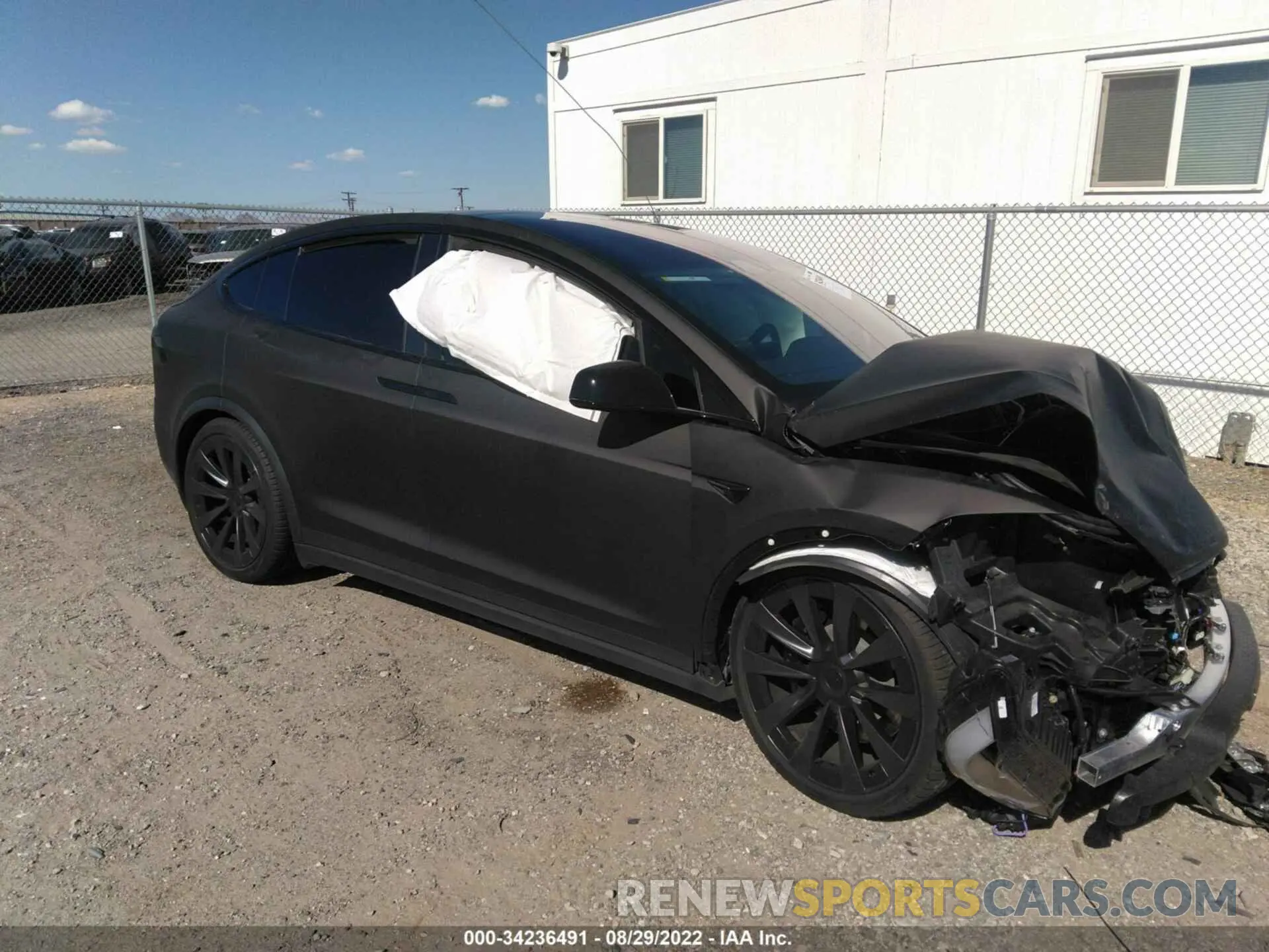 1 fotografías del automóvil dañado 7SAXCAE56NF349515 TESLA MODEL X 2022