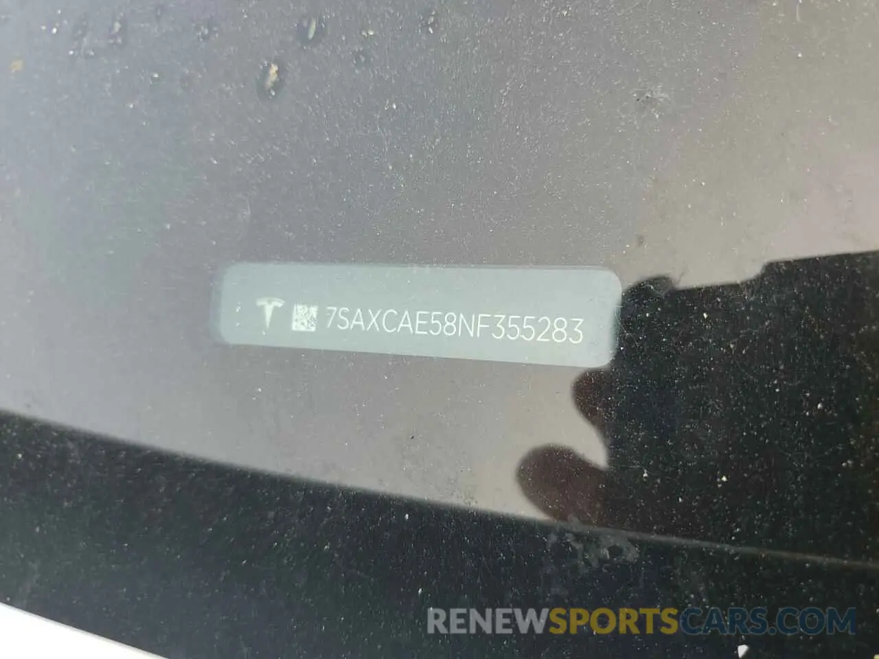 13 fotografías del automóvil dañado 7SAXCAE58NF355283 TESLA MODEL X 2022