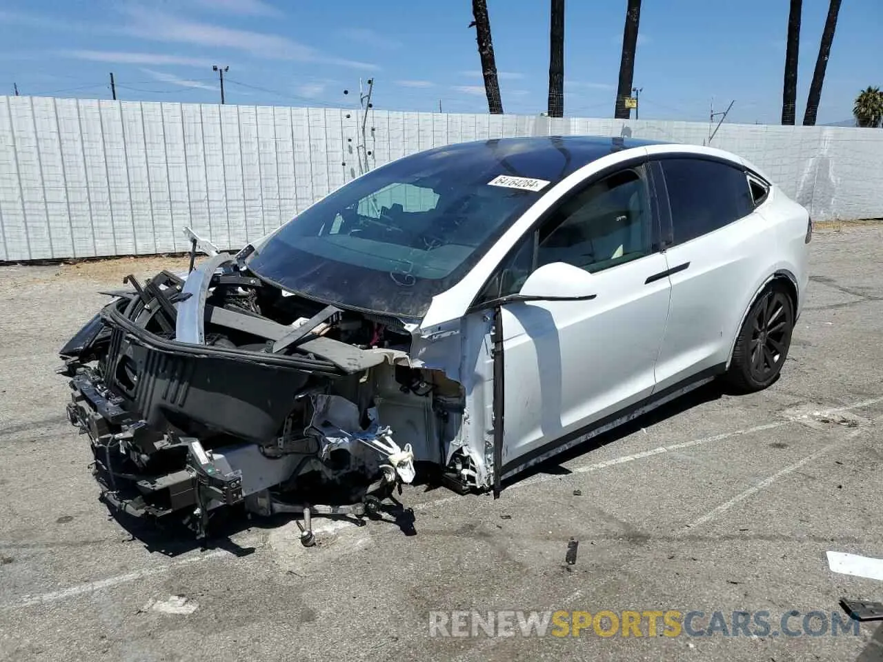 1 fotografías del automóvil dañado 7SAXCAE5XNF356175 TESLA MODEL X 2022