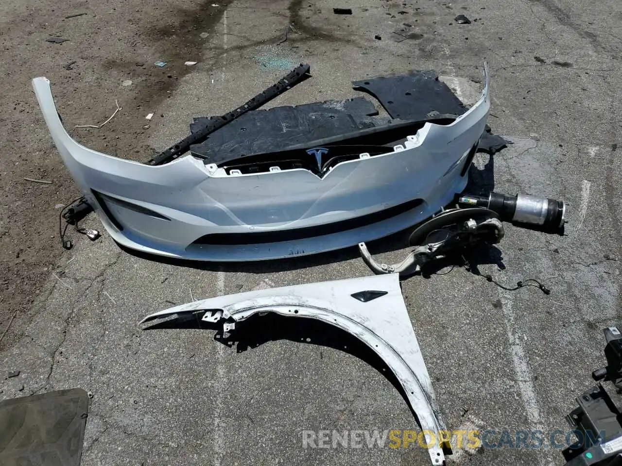 13 fotografías del automóvil dañado 7SAXCAE5XNF356175 TESLA MODEL X 2022