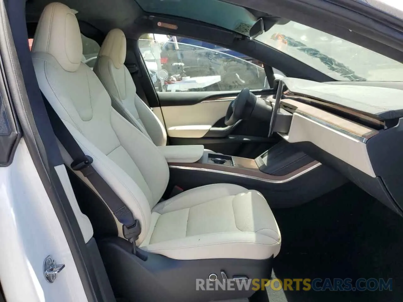 7 fotografías del automóvil dañado 7SAXCAE5XNF356175 TESLA MODEL X 2022