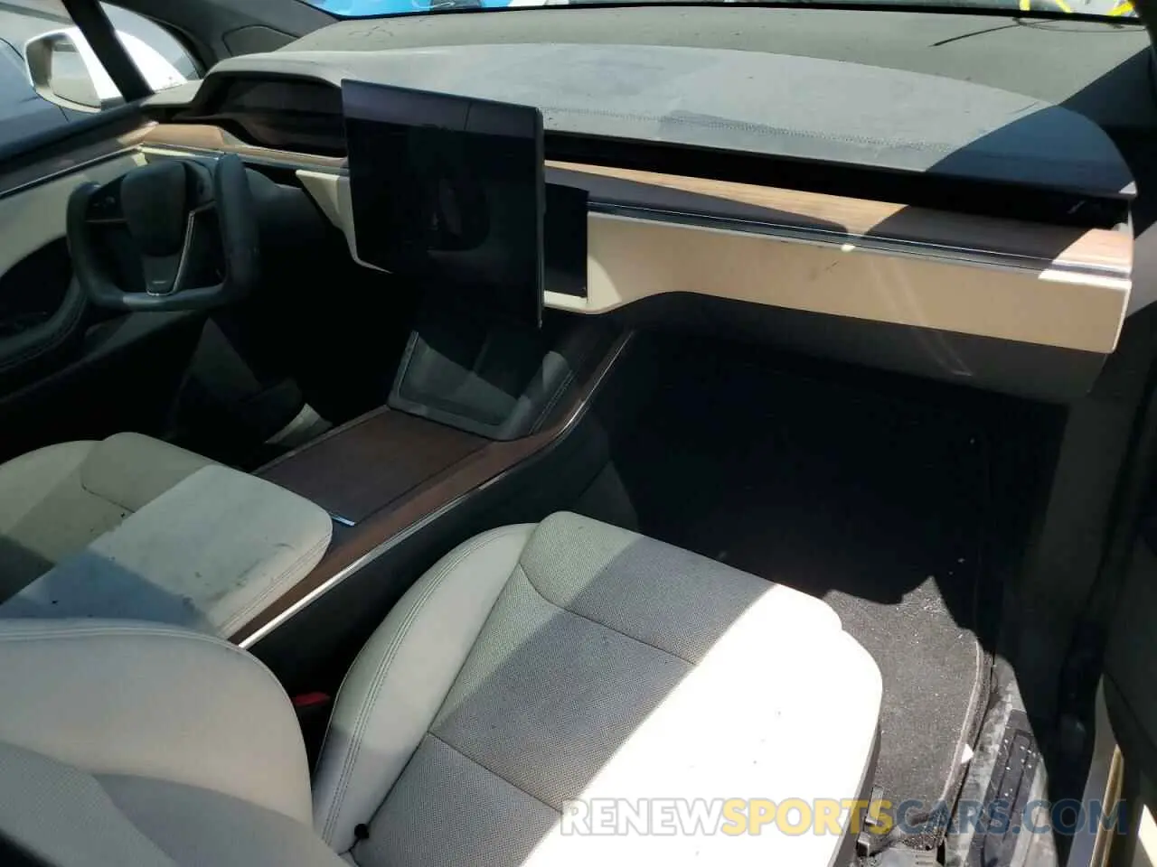 8 fotografías del automóvil dañado 7SAXCAE5XNF356175 TESLA MODEL X 2022