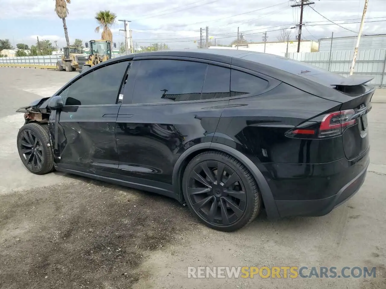 2 fotografías del automóvil dañado 7SAXCBE51NF359021 TESLA MODEL X 2022