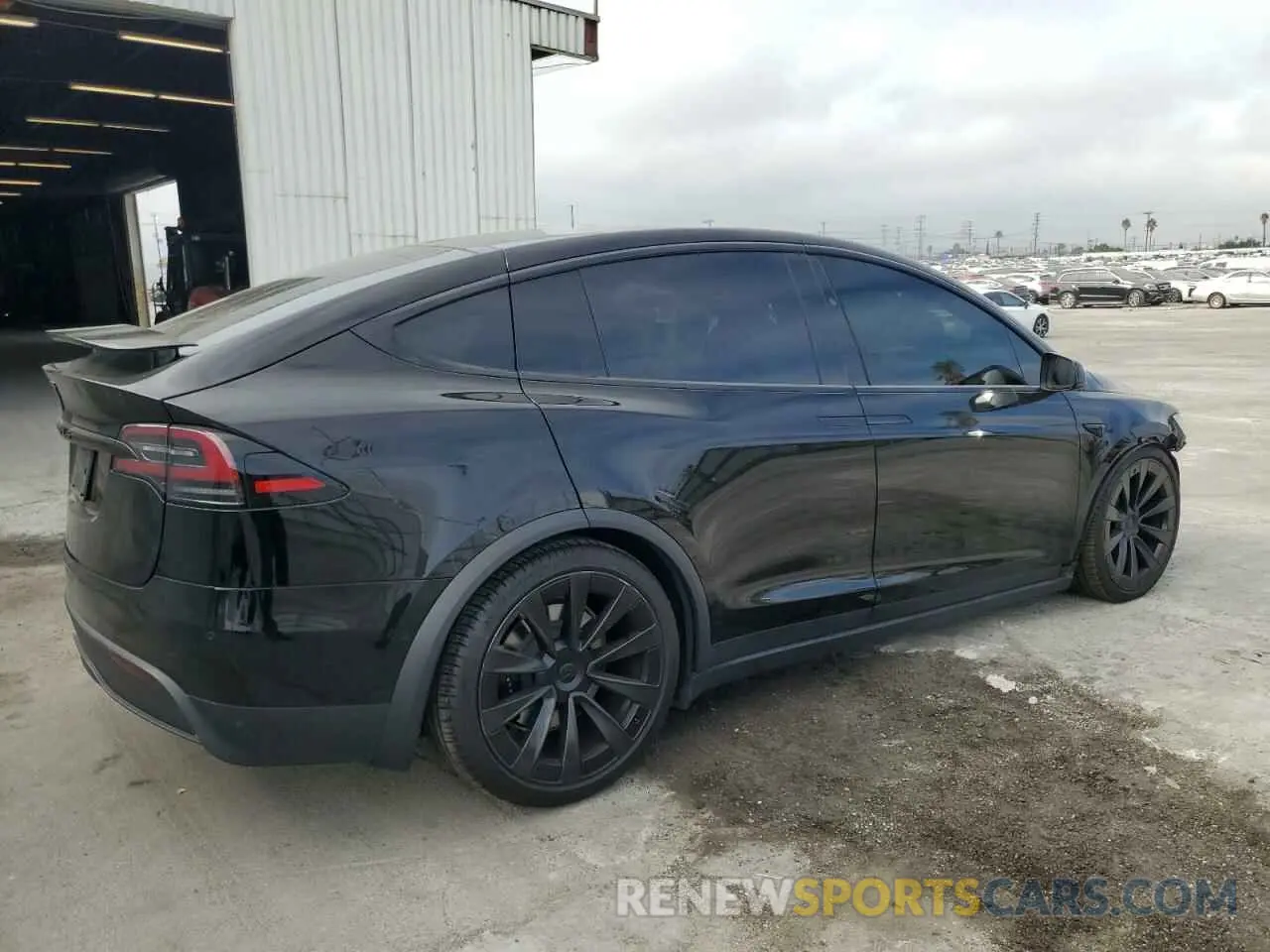 3 fotografías del automóvil dañado 7SAXCBE51NF359021 TESLA MODEL X 2022