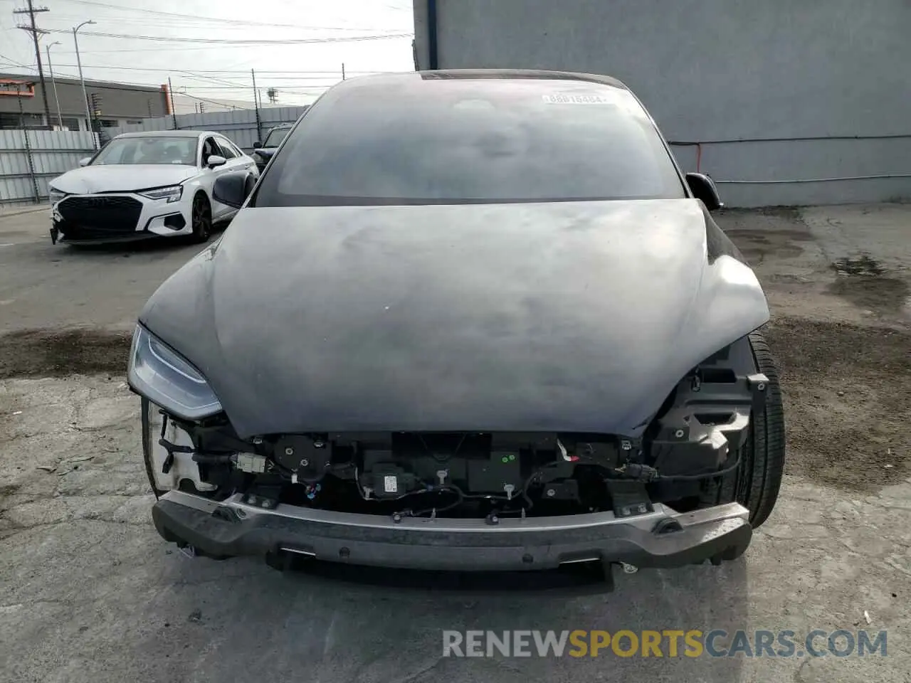 5 fotografías del automóvil dañado 7SAXCBE51NF359021 TESLA MODEL X 2022