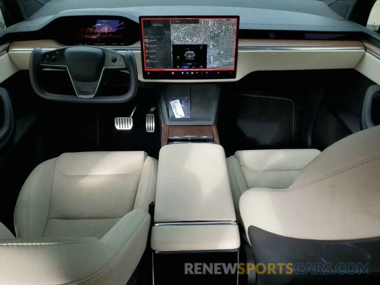 8 fotografías del automóvil dañado 7SAXCBE51NF359021 TESLA MODEL X 2022