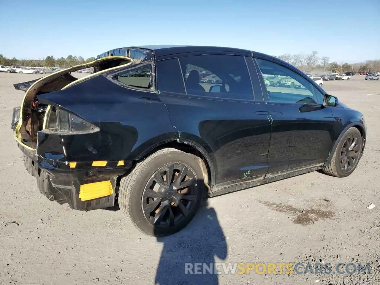 3 fotografías del automóvil dañado 7SAXCBE51NF361206 TESLA MODEL X 2022