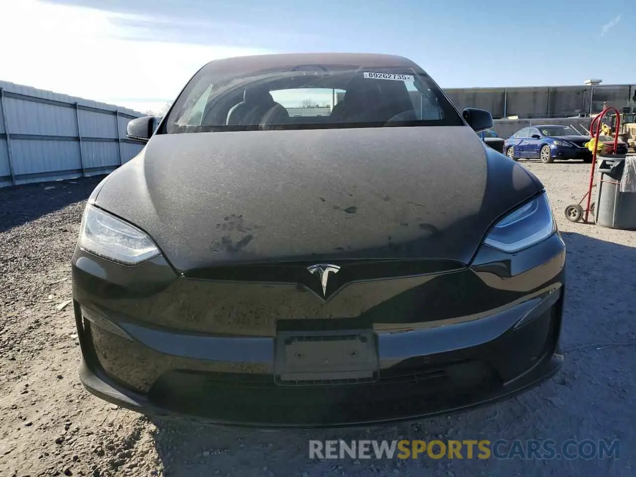 5 fotografías del automóvil dañado 7SAXCBE51NF361206 TESLA MODEL X 2022