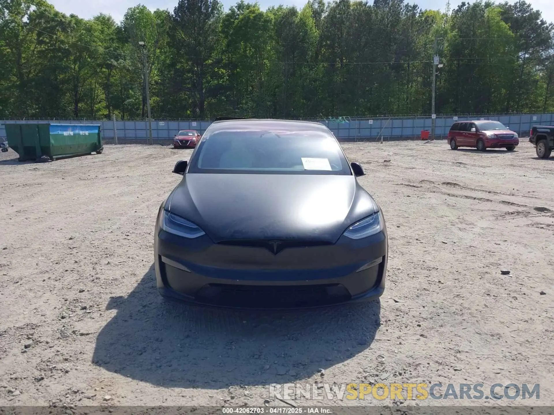 13 fotografías del automóvil dañado 7SAXCBE52NF331373 TESLA MODEL X 2022