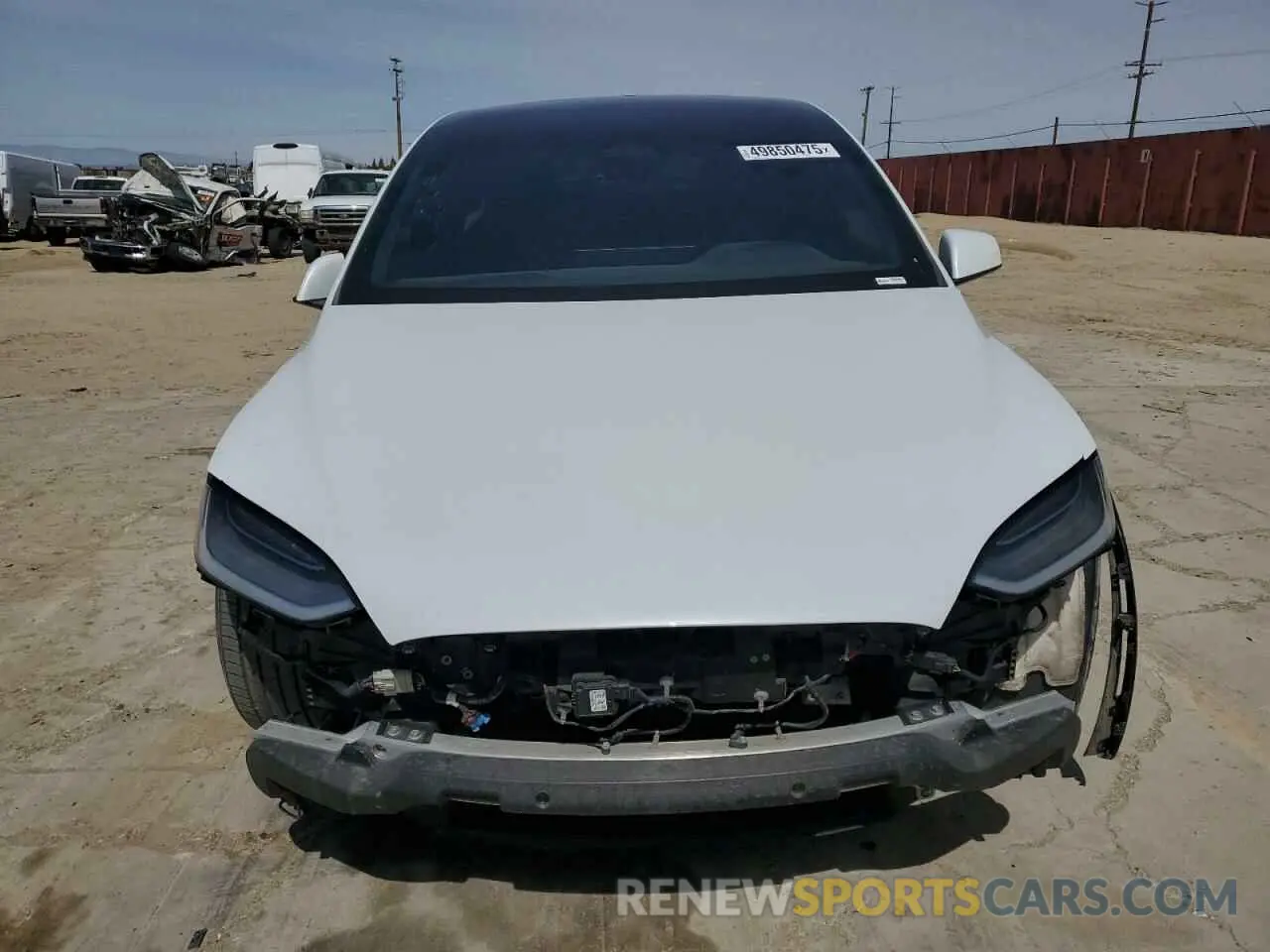5 fotografías del automóvil dañado 7SAXCBE52NF362994 TESLA MODEL X 2022