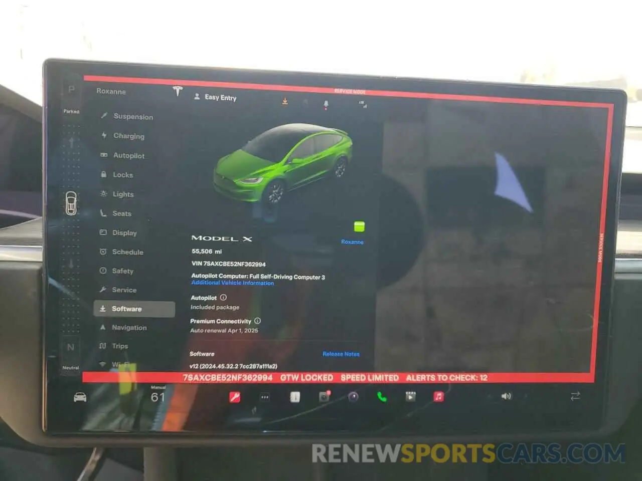 9 fotografías del automóvil dañado 7SAXCBE52NF362994 TESLA MODEL X 2022