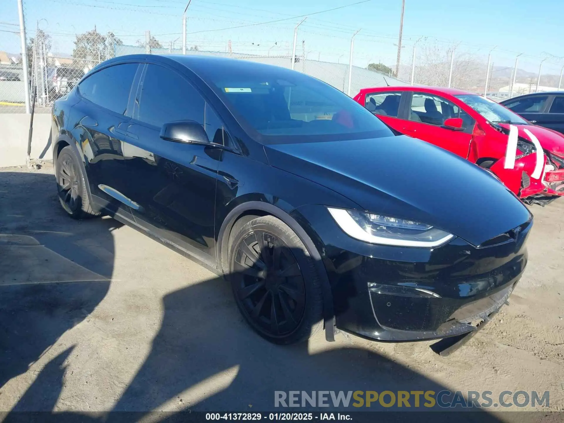 1 fotografías del automóvil dañado 7SAXCBE52NF363689 TESLA MODEL X 2022