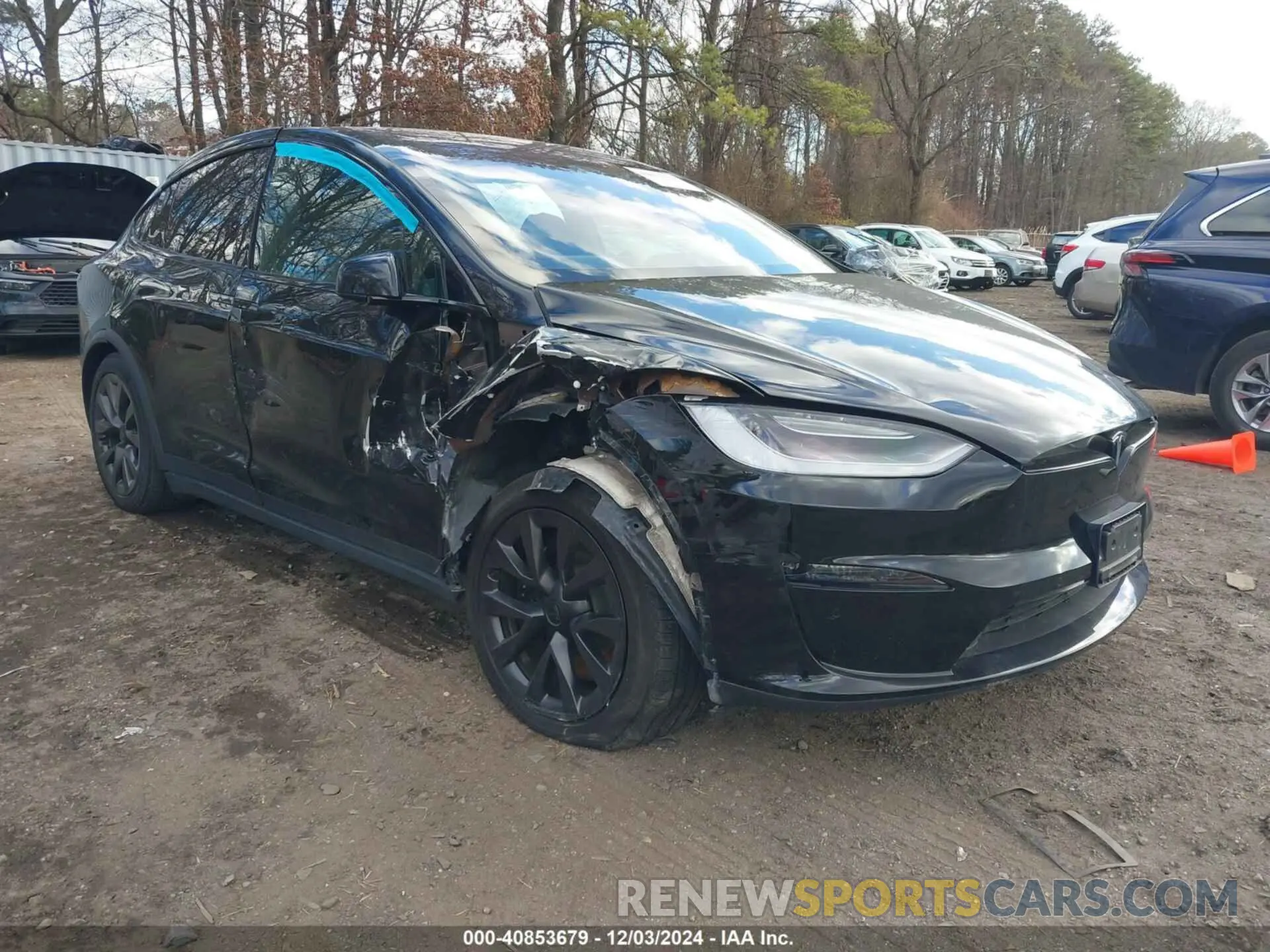 1 fotografías del automóvil dañado 7SAXCBE52NF364650 TESLA MODEL X 2022