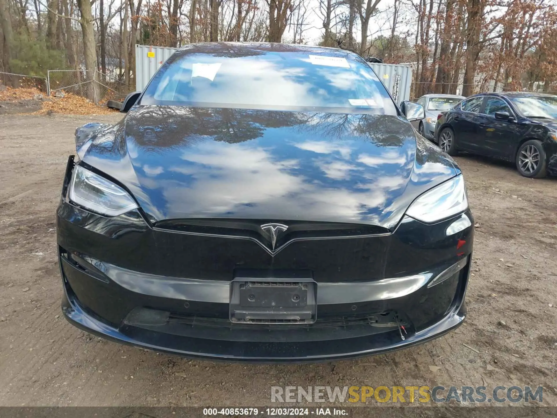 12 fotografías del automóvil dañado 7SAXCBE52NF364650 TESLA MODEL X 2022