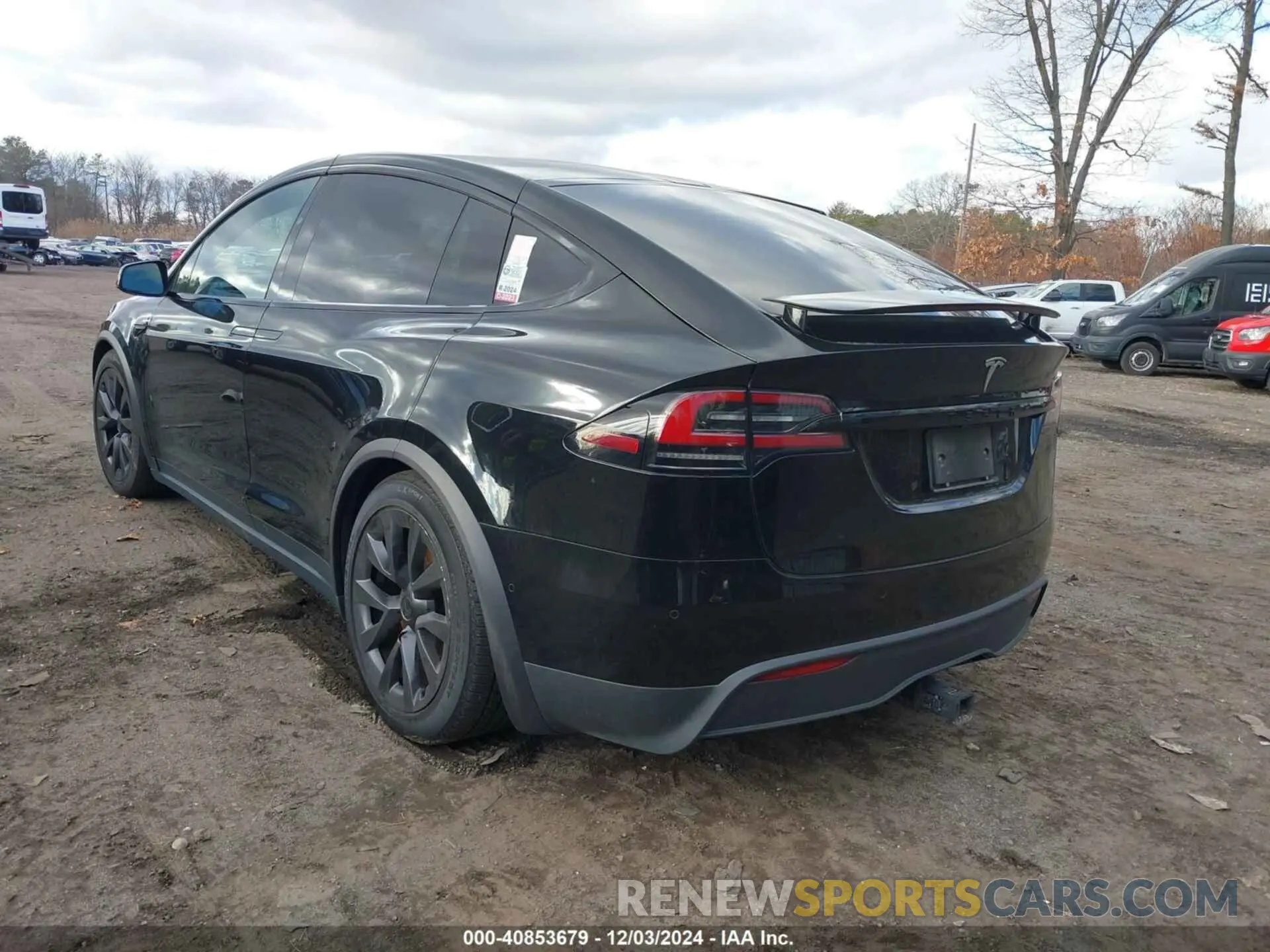 3 fotografías del automóvil dañado 7SAXCBE52NF364650 TESLA MODEL X 2022