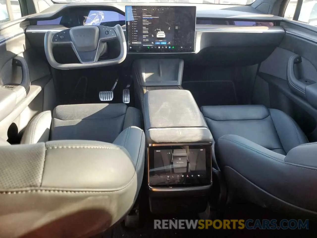 8 fotografías del automóvil dañado 7SAXCBE53NF359067 TESLA MODEL X 2022