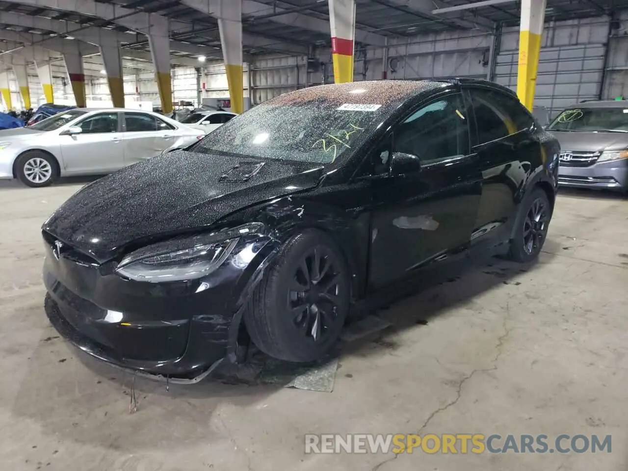 1 fotografías del automóvil dañado 7SAXCBE53NF363717 TESLA MODEL X 2022