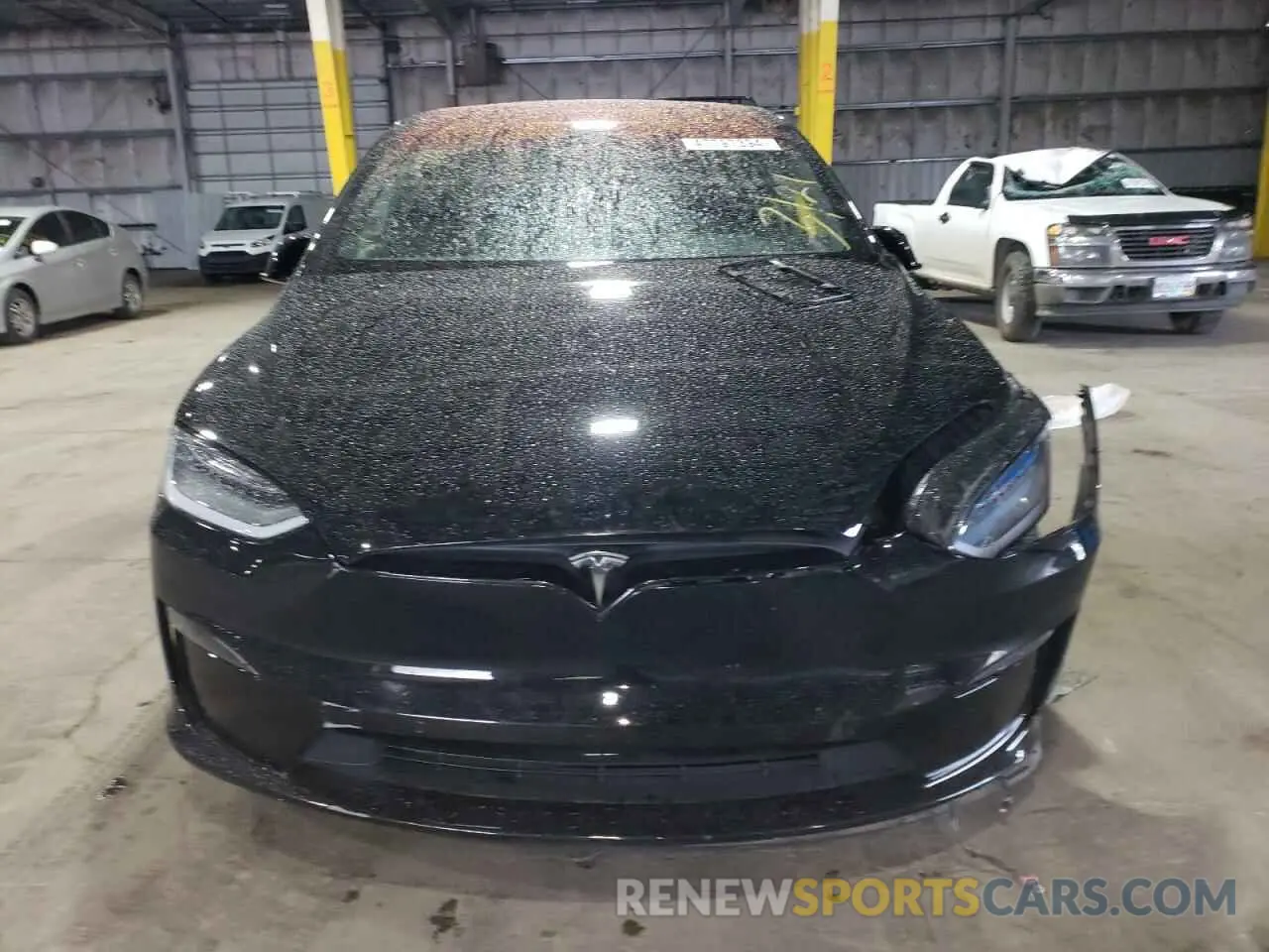 5 fotografías del automóvil dañado 7SAXCBE53NF363717 TESLA MODEL X 2022