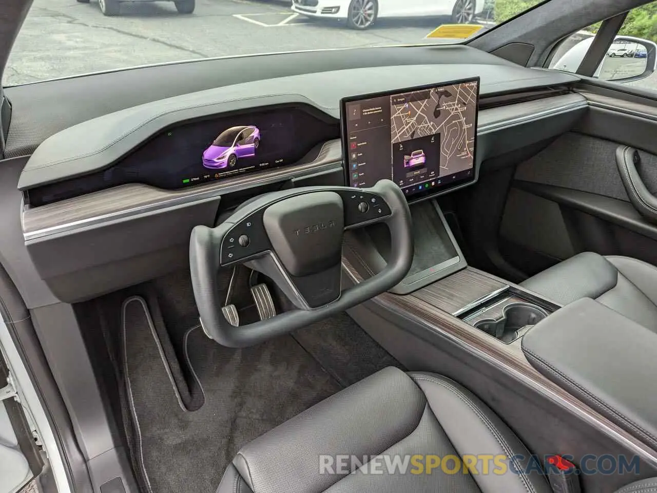 5 fotografías del automóvil dañado 7SAXCBE54NF332721 TESLA MODEL X 2022