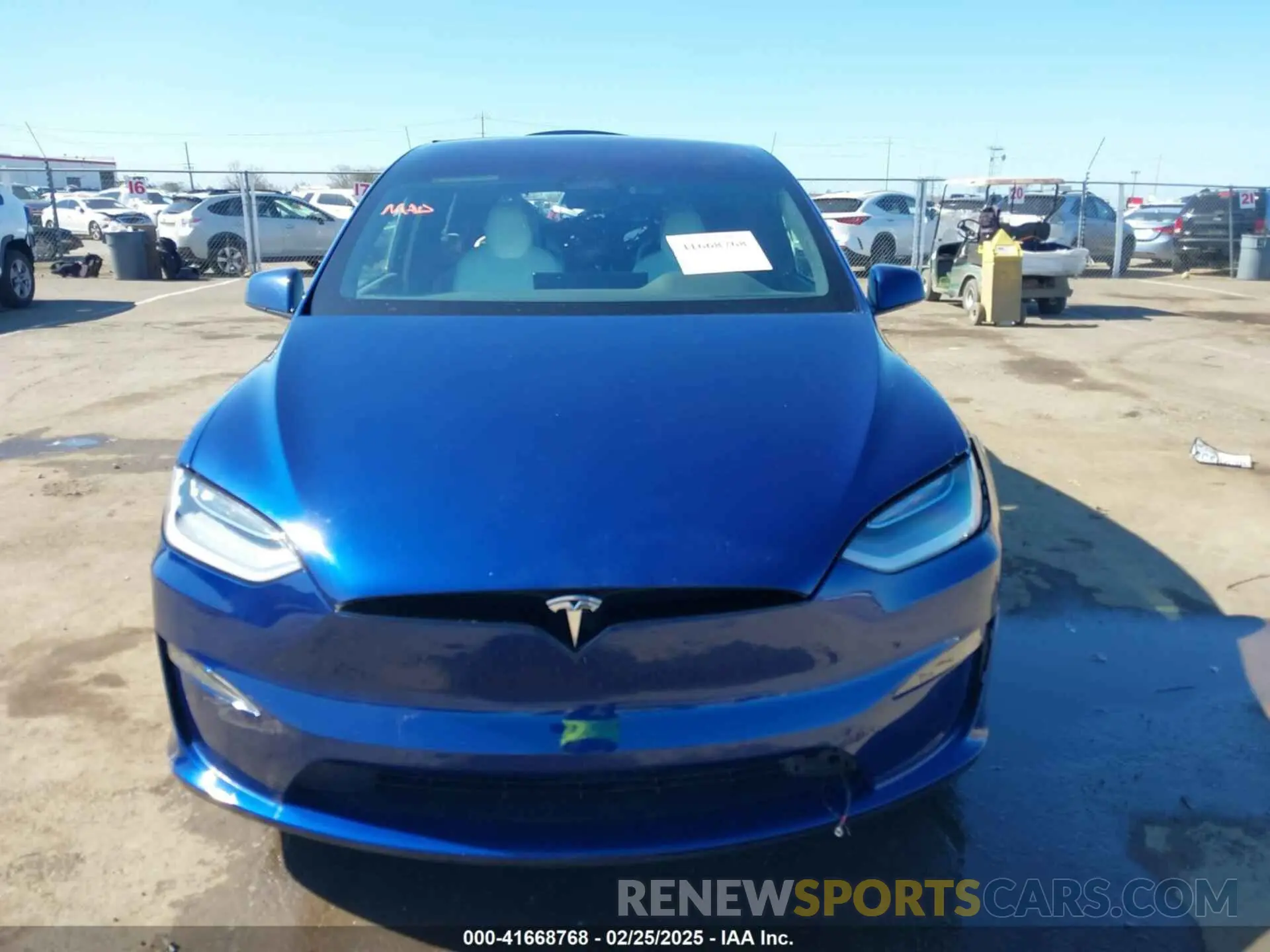 12 fotografías del automóvil dañado 7SAXCBE55NF328953 TESLA MODEL X 2022