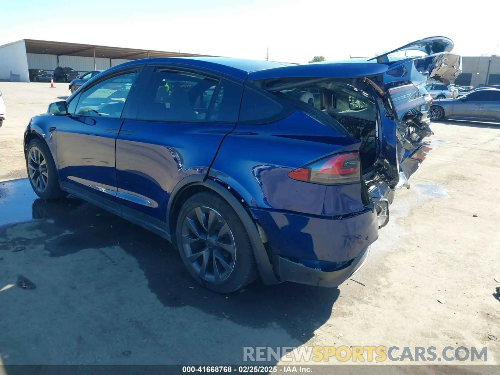 3 fotografías del automóvil dañado 7SAXCBE55NF328953 TESLA MODEL X 2022