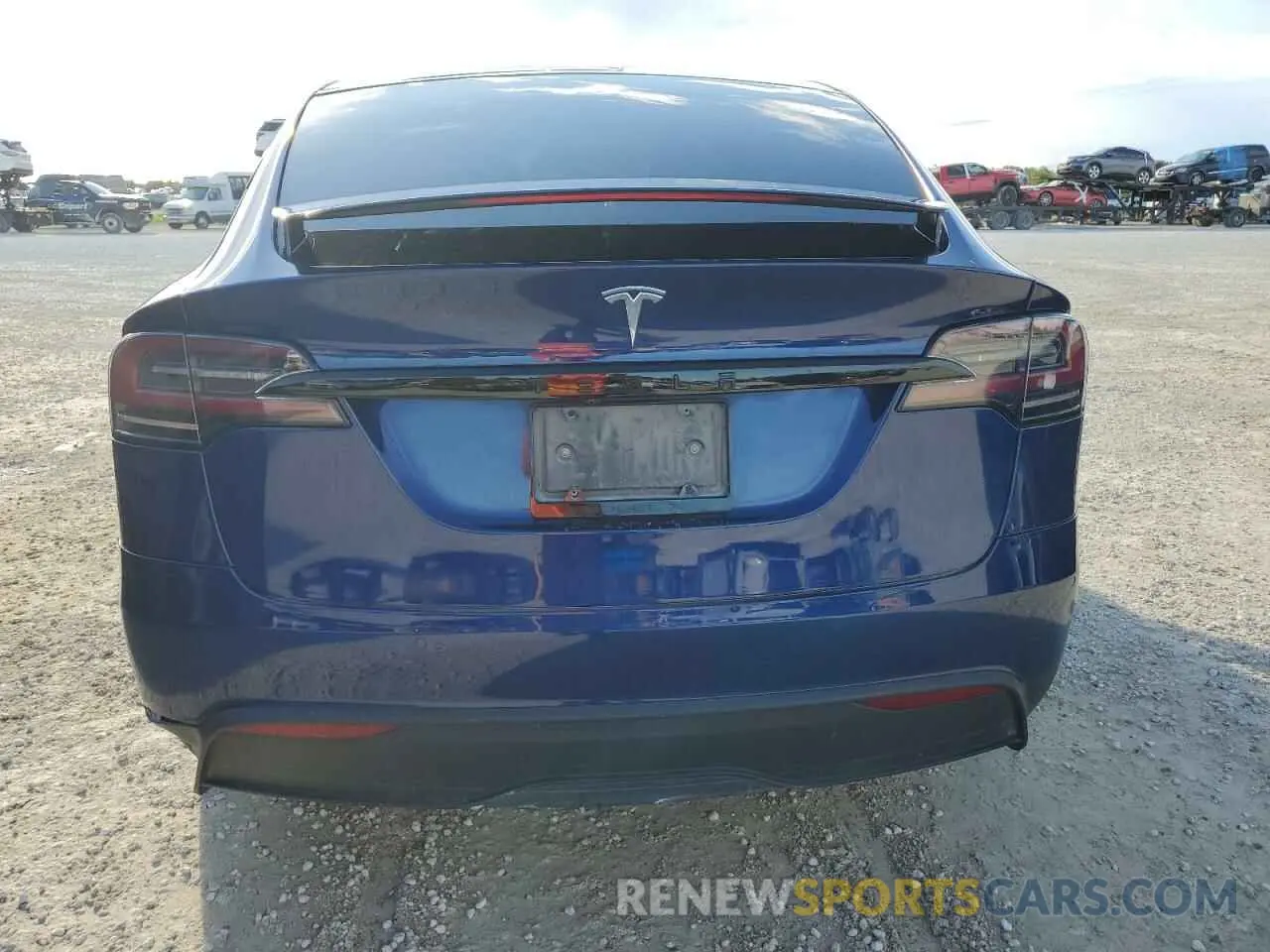 6 fotografías del automóvil dañado 7SAXCBE55NF334770 TESLA MODEL X 2022