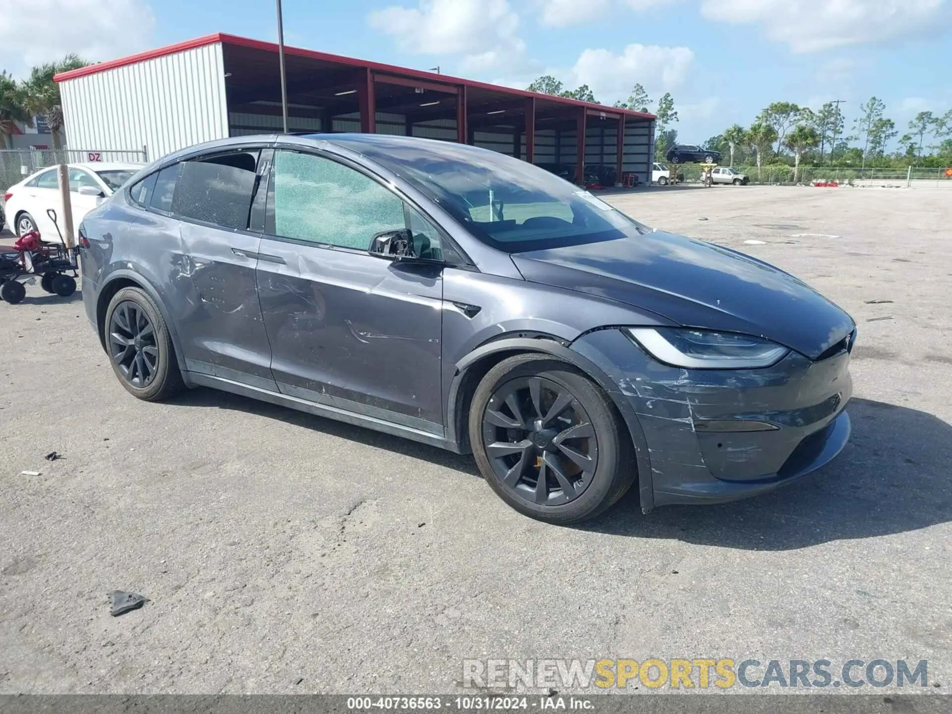 1 fotografías del automóvil dañado 7SAXCBE55NF335448 TESLA MODEL X 2022