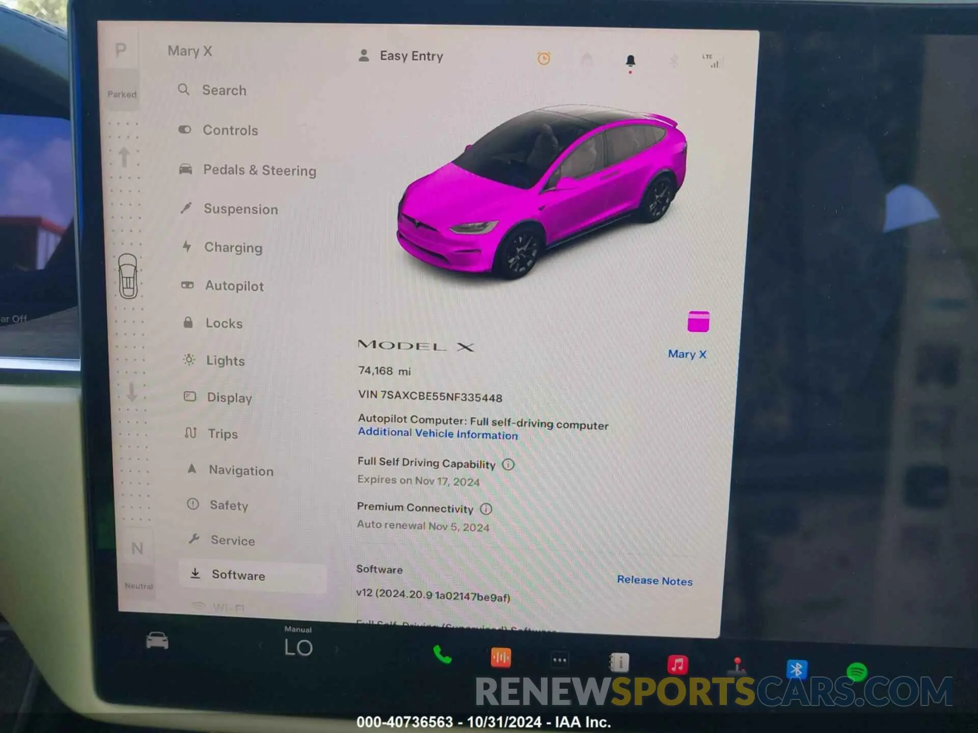7 fotografías del automóvil dañado 7SAXCBE55NF335448 TESLA MODEL X 2022