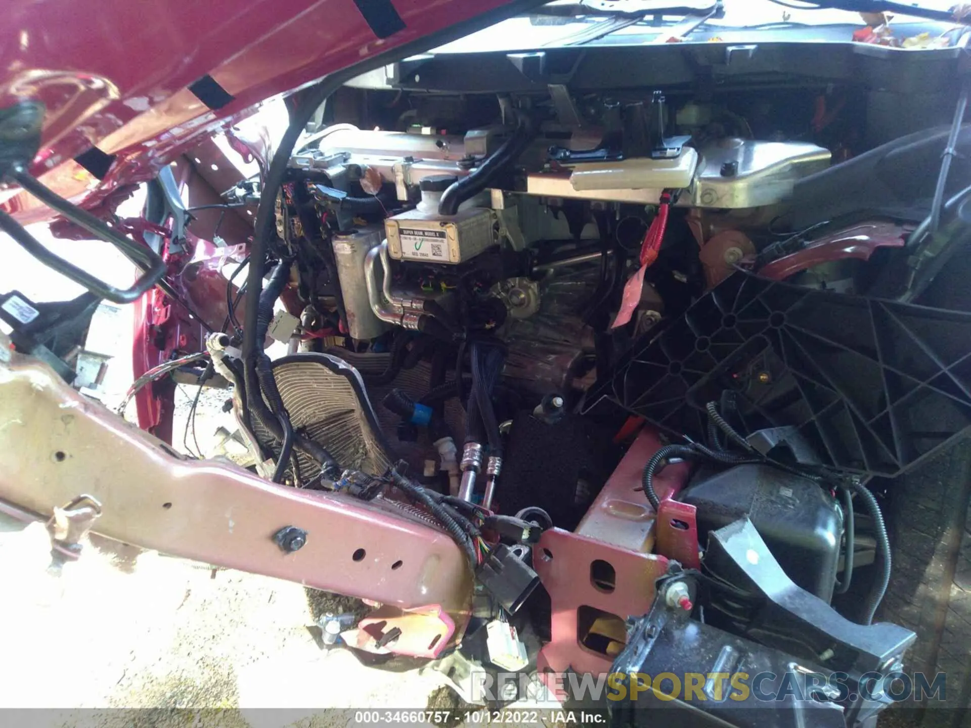 10 fotografías del automóvil dañado 7SAXCBE56NF327097 TESLA MODEL X 2022
