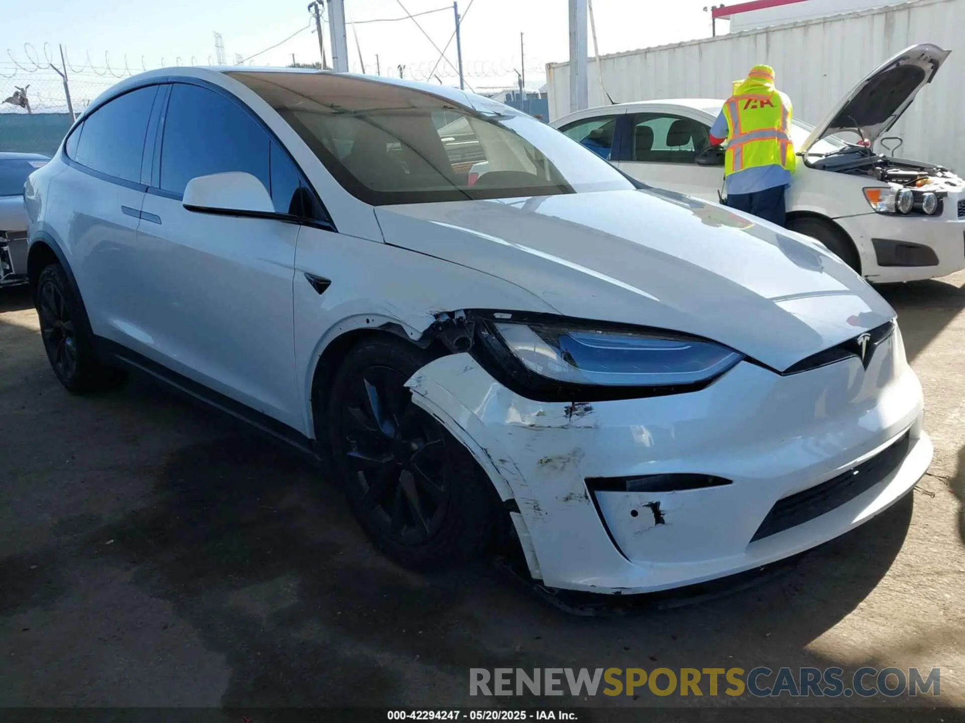 1 fotografías del automóvil dañado 7SAXCBE57NF337329 TESLA MODEL X 2022