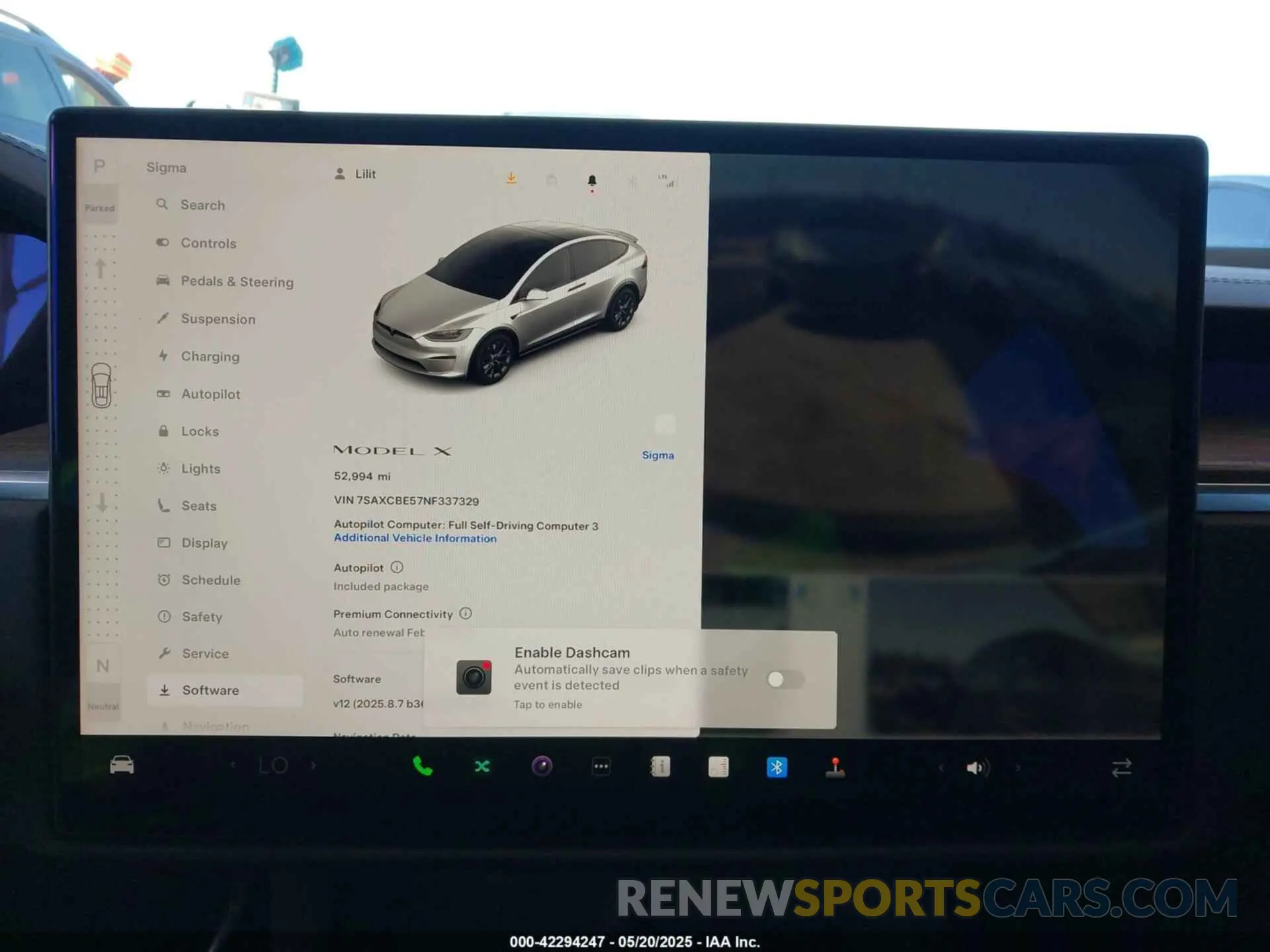 18 fotografías del automóvil dañado 7SAXCBE57NF337329 TESLA MODEL X 2022