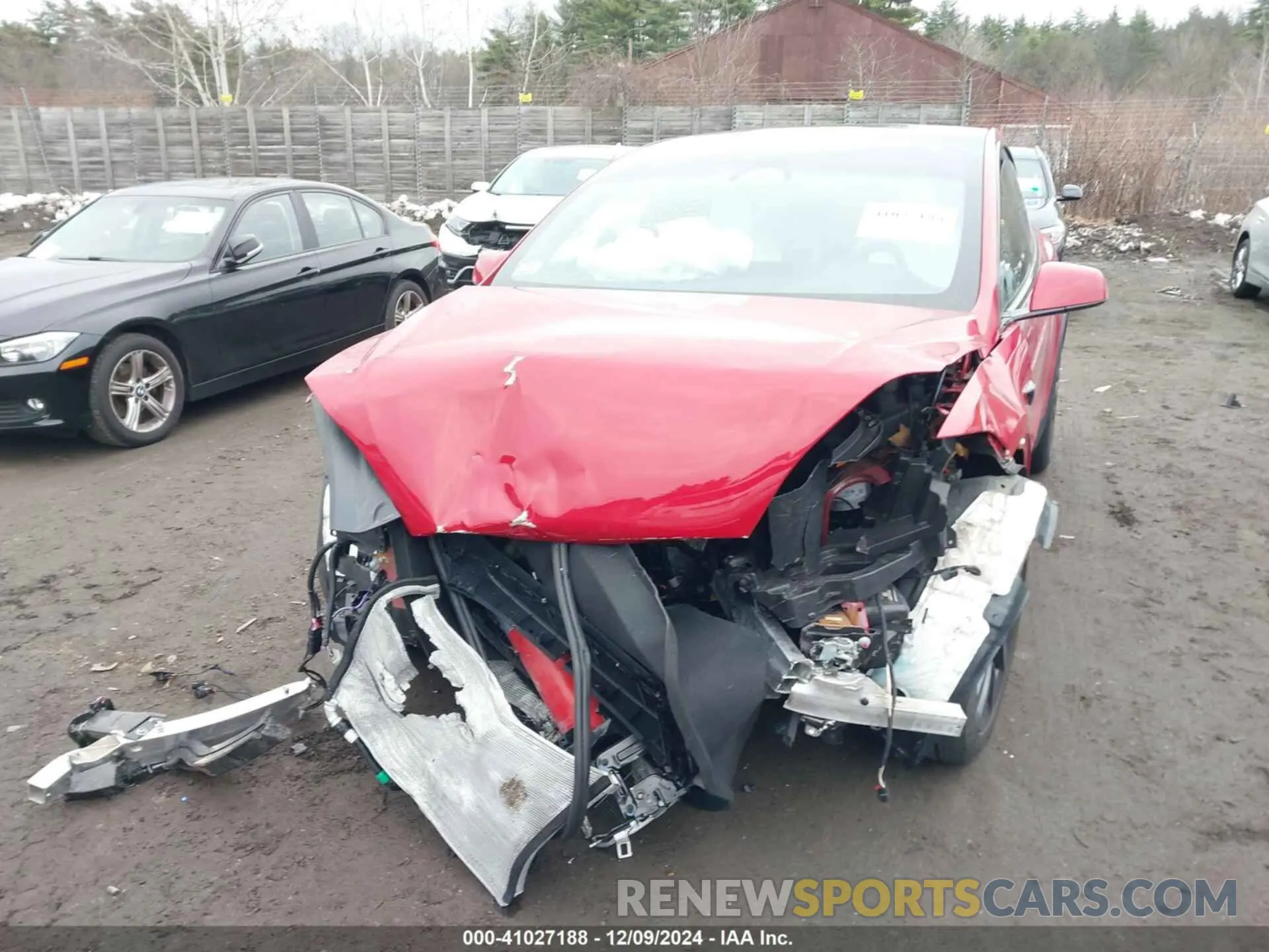 12 fotografías del automóvil dañado 7SAXCBE57NF354843 TESLA MODEL X 2022