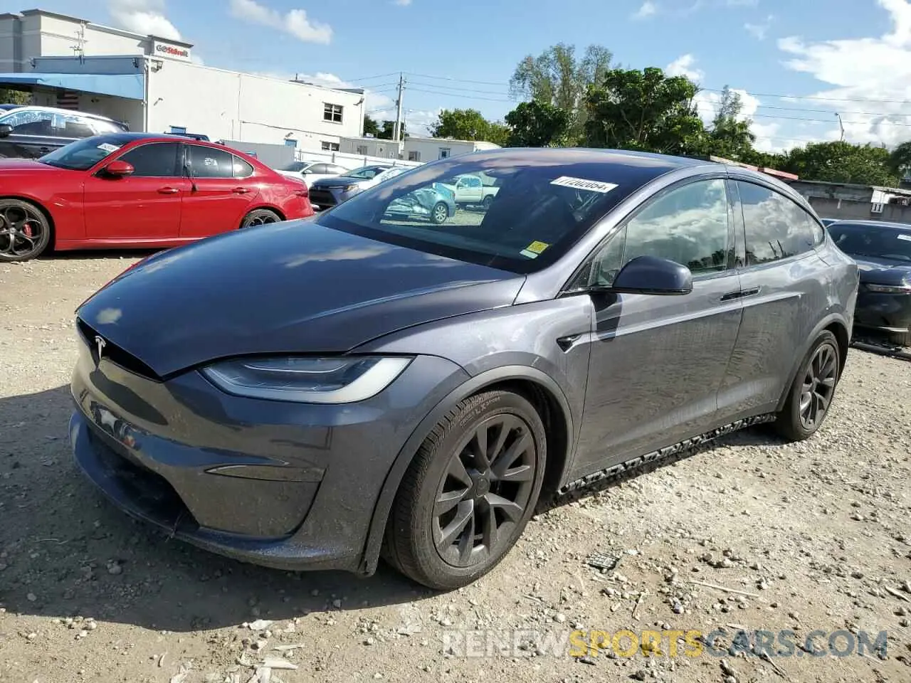 1 fotografías del automóvil dañado 7SAXCBE58NF335072 TESLA MODEL X 2022
