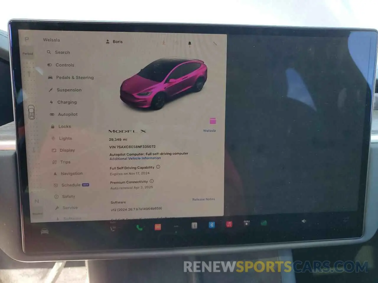 9 fotografías del automóvil dañado 7SAXCBE58NF335072 TESLA MODEL X 2022