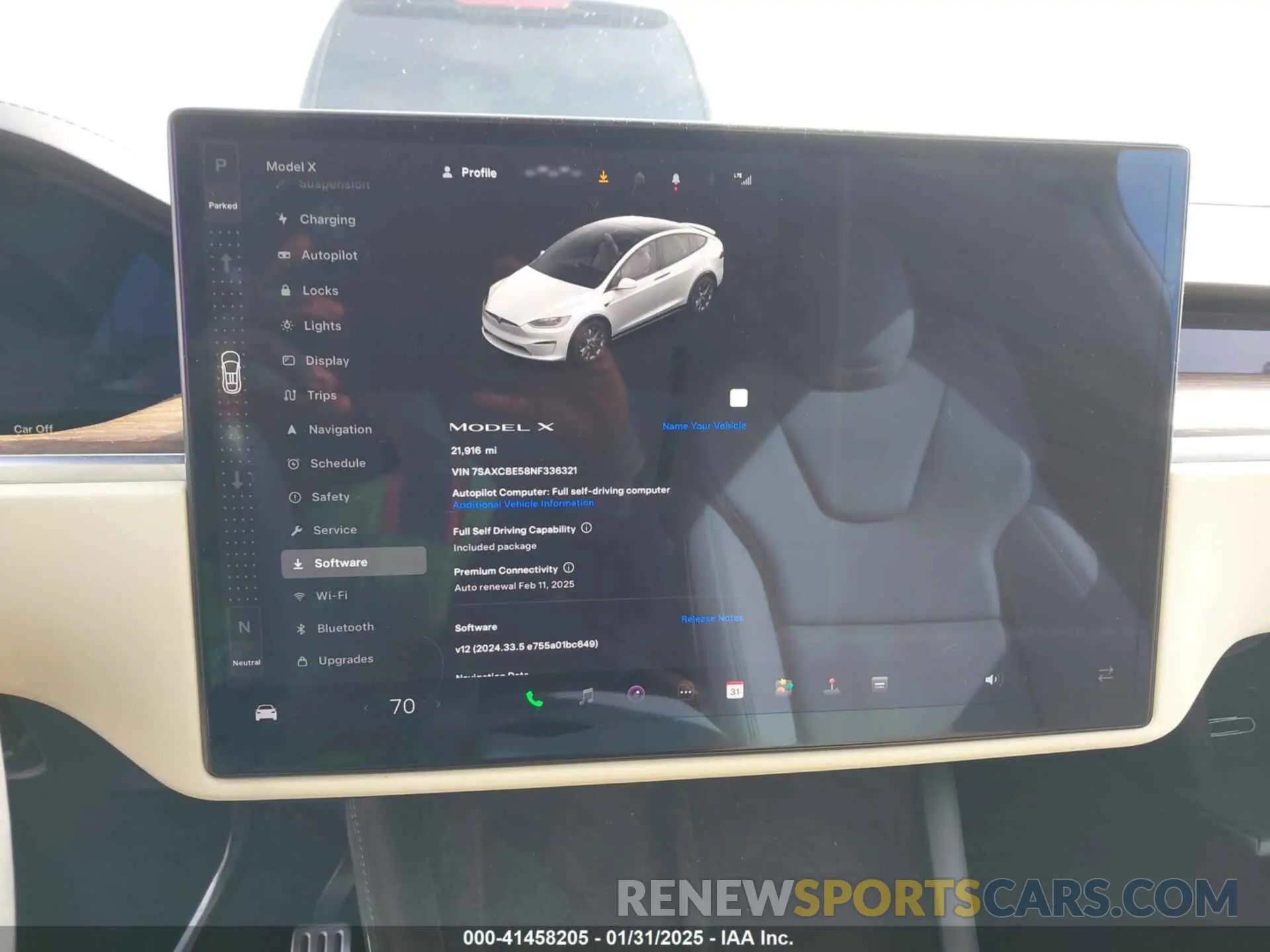 19 fotografías del automóvil dañado 7SAXCBE58NF336321 TESLA MODEL X 2022