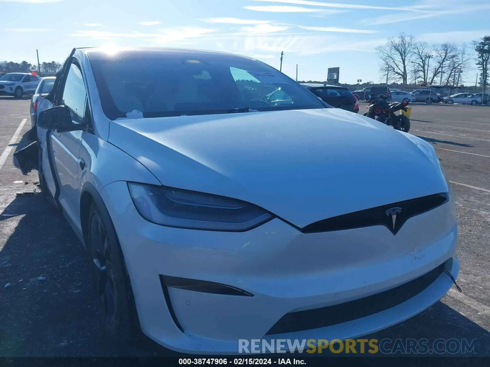 1 fotografías del automóvil dañado 7SAXCBE59NF329037 TESLA MODEL X 2022