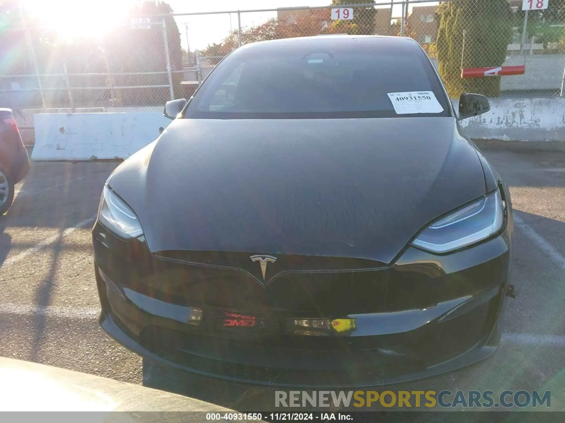 12 fotografías del automóvil dañado 7SAXCBE5XNF335266 TESLA MODEL X 2022