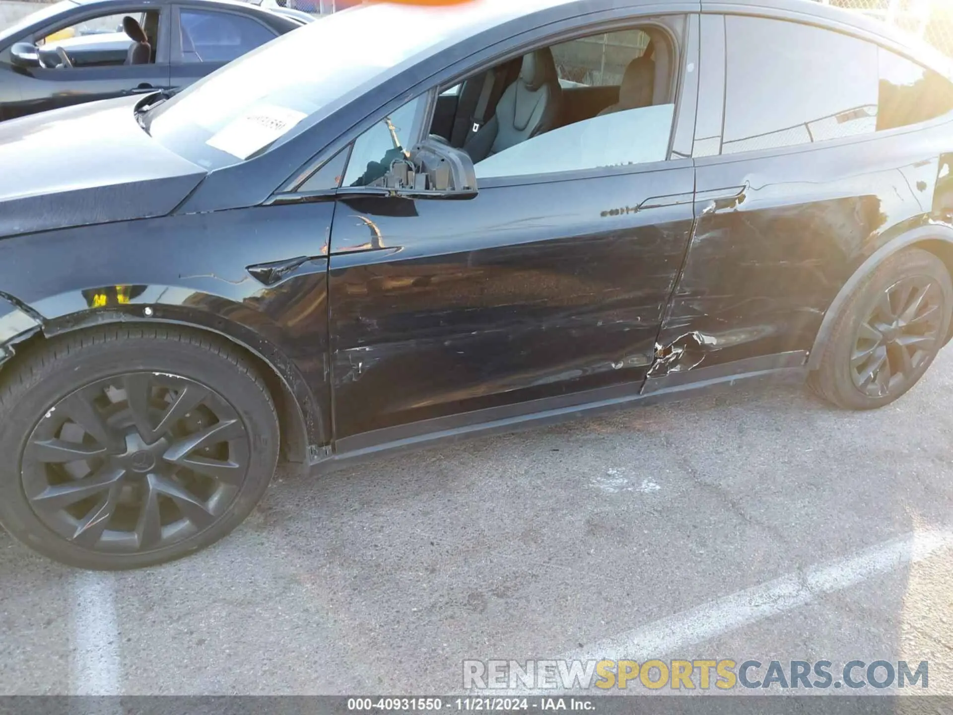 6 fotografías del automóvil dañado 7SAXCBE5XNF335266 TESLA MODEL X 2022