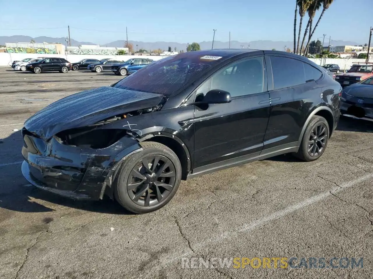 1 fotografías del automóvil dañado 7SAXCBE5XNF362497 TESLA MODEL X 2022
